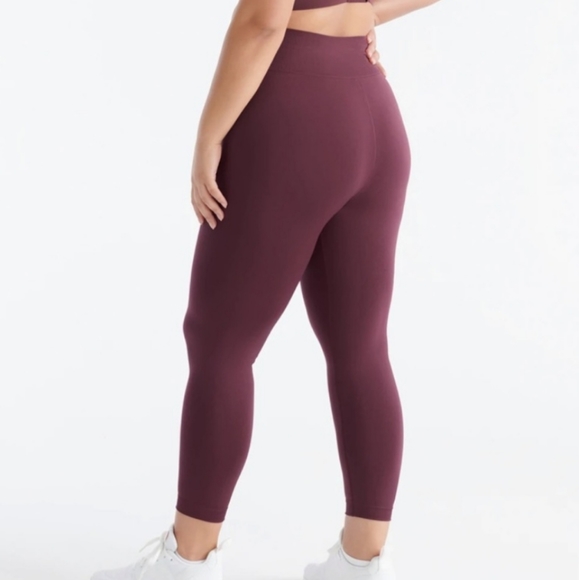NWOT 💥 Knix Seamless Leggings, Colour: Dark Cherry, Size XL - Picture 2 of 11